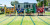 Primary and secondary school House Leaders lined up on the running track and holding House flags at the ELC and Primary School Sports Day in 2021